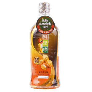 獅球嘜纯正花生油  Golden Phoenix Lion Globe Peanut Oil 900ML