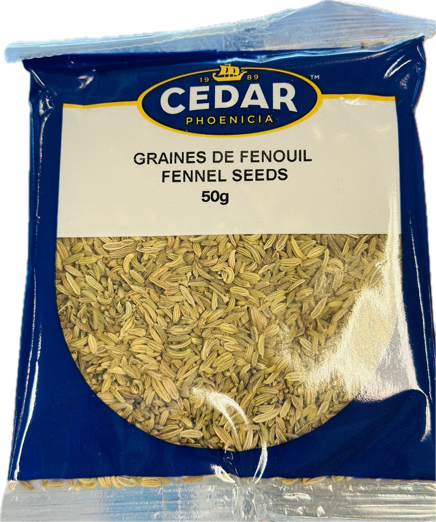 CEDAR PHOENICIA
GRAINES DE FENOUIL
FENNEL SEEDS
50g