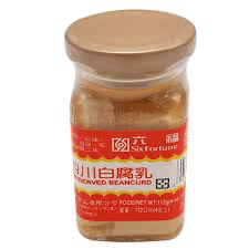 六福麻油豆腐乳 preserved hot bean curd