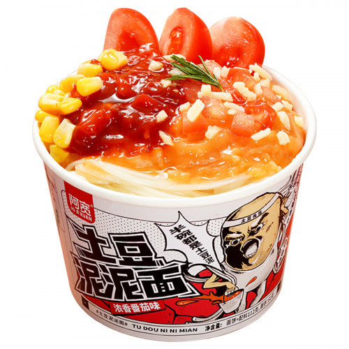 白家阿宽土豆泥泥面番茄味..Baijia Akuan Mashed Potato Noodles-Tomato 112g