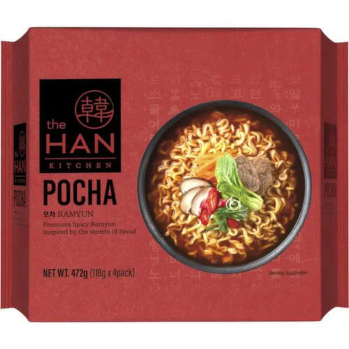 The Han Kitchen Pocha Ramyun (118g*4 Packs)