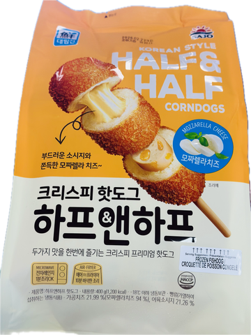 CRISPY CHEESE CORN DOG 12/400G(80Gx5)