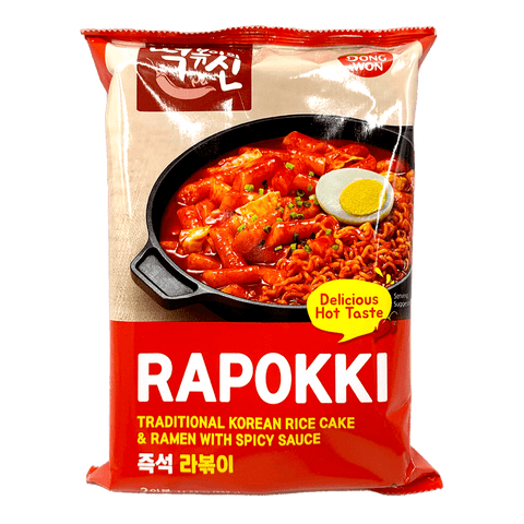 RAPOKKI TRADITIONAL KOREAN RICE CAKE
& RAMEN WITH SPICY SAUCE