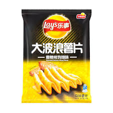 Lay’s potato chips (roasted chicken wing flavor)乐事大波浪烤鸡翅味