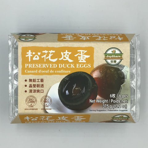 乐享松花皮蛋6粒 JOYSHARE Preserved Duck Egg