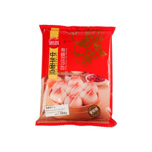 思念 寿桃豆沙包 Synear Red Bean Bun Peach-Shape