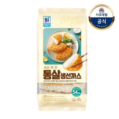 breaded fish cutlet 600g