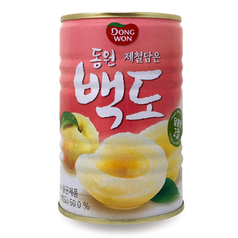 Dongwon White Yellow Peach Grape
Fruits Canned 400g 韩国罐头 桃子