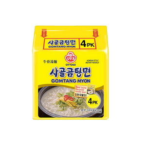 OTTOGI Gomtang Noodle - Korean Bone broth Instant Noodle soup