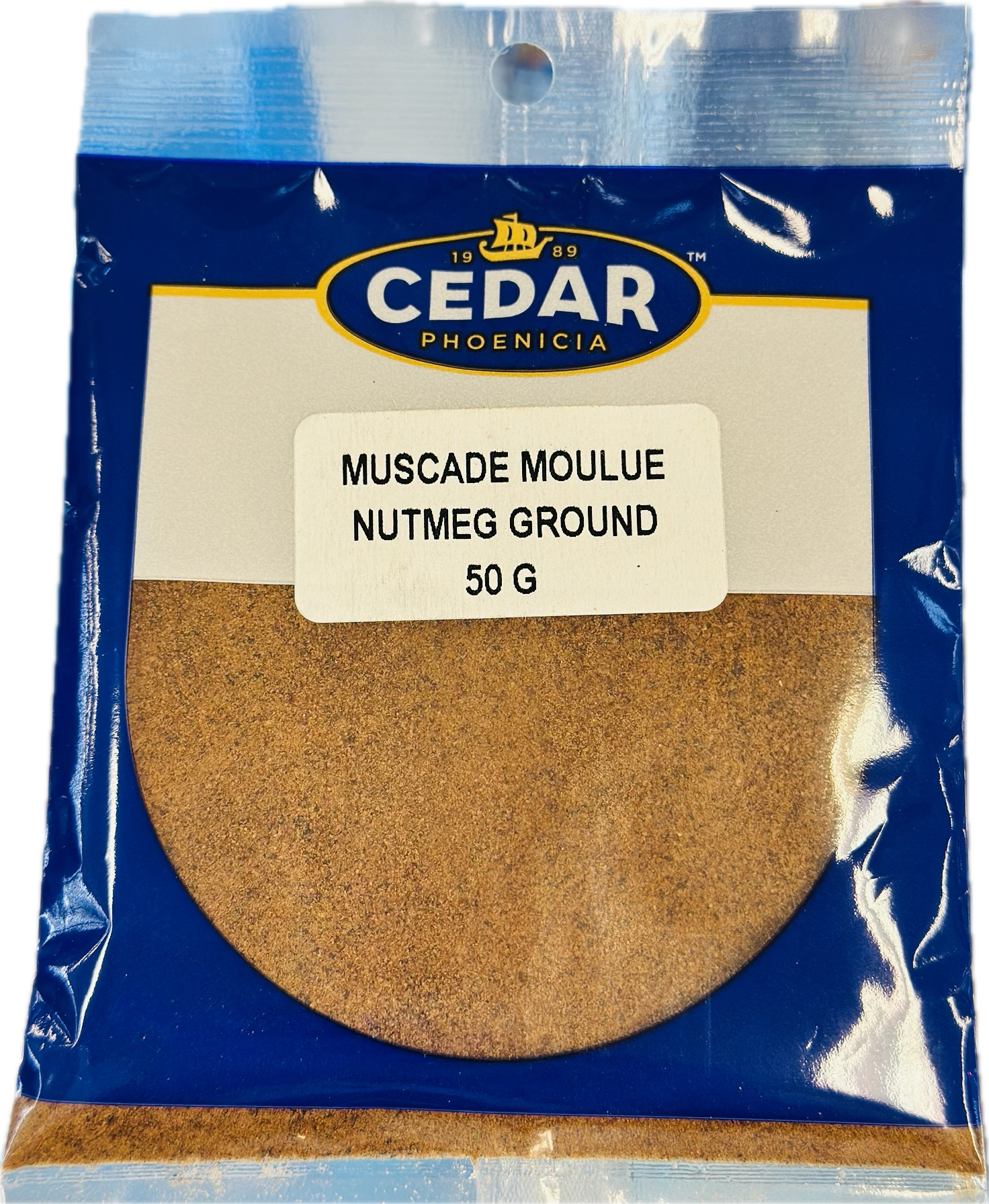 CEDAR PHOENICIA
MUSCADE MOULUE NUTMEG GROUND
50 G