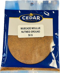 CEDAR PHOENICIA
MUSCADE MOULUE NUTMEG GROUND
50 G