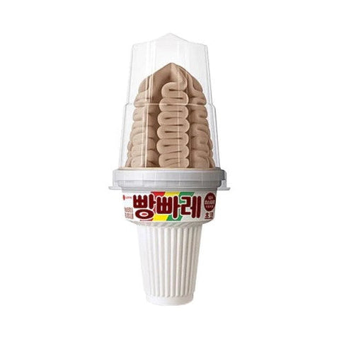 lotte ice cream chocolate flavor cone