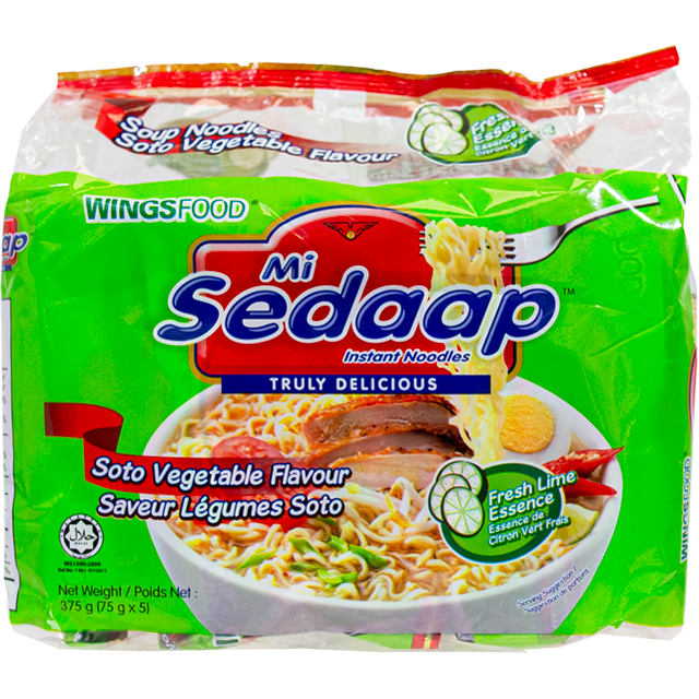 MI SEDAAP SOUP SOTO VEGETABLE NOODLE