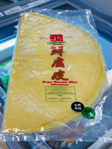 Frozen Flat Beancurd-Chinamaid 筌美特級鮮腐皮 400g