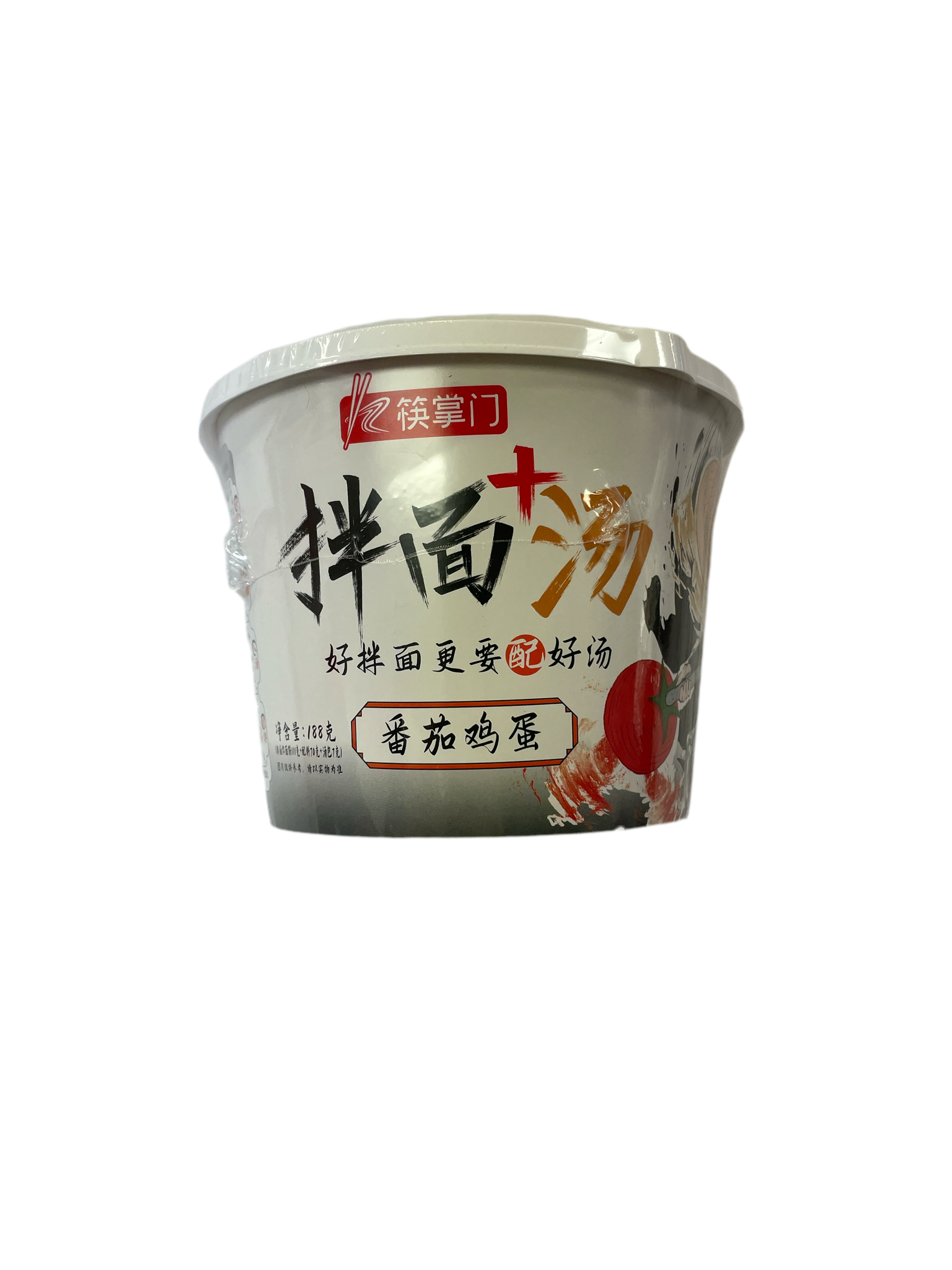 筷掌门拌面+汤（番茄鸡蛋味）KZM Mixed Noodles+Soup (Tomato And Egg Flavour) 188g