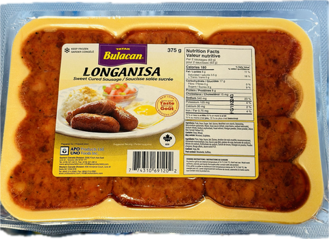 Bulacan sweet longanisa 375g