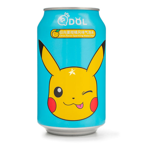 QDOL Pokemon Sparkling Water (citrus Flavor) 梦可宝柑橘风味气泡水