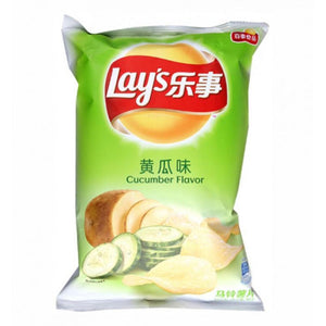 乐事薯片黄瓜味 lay's potato chips Cucumber flavor70g