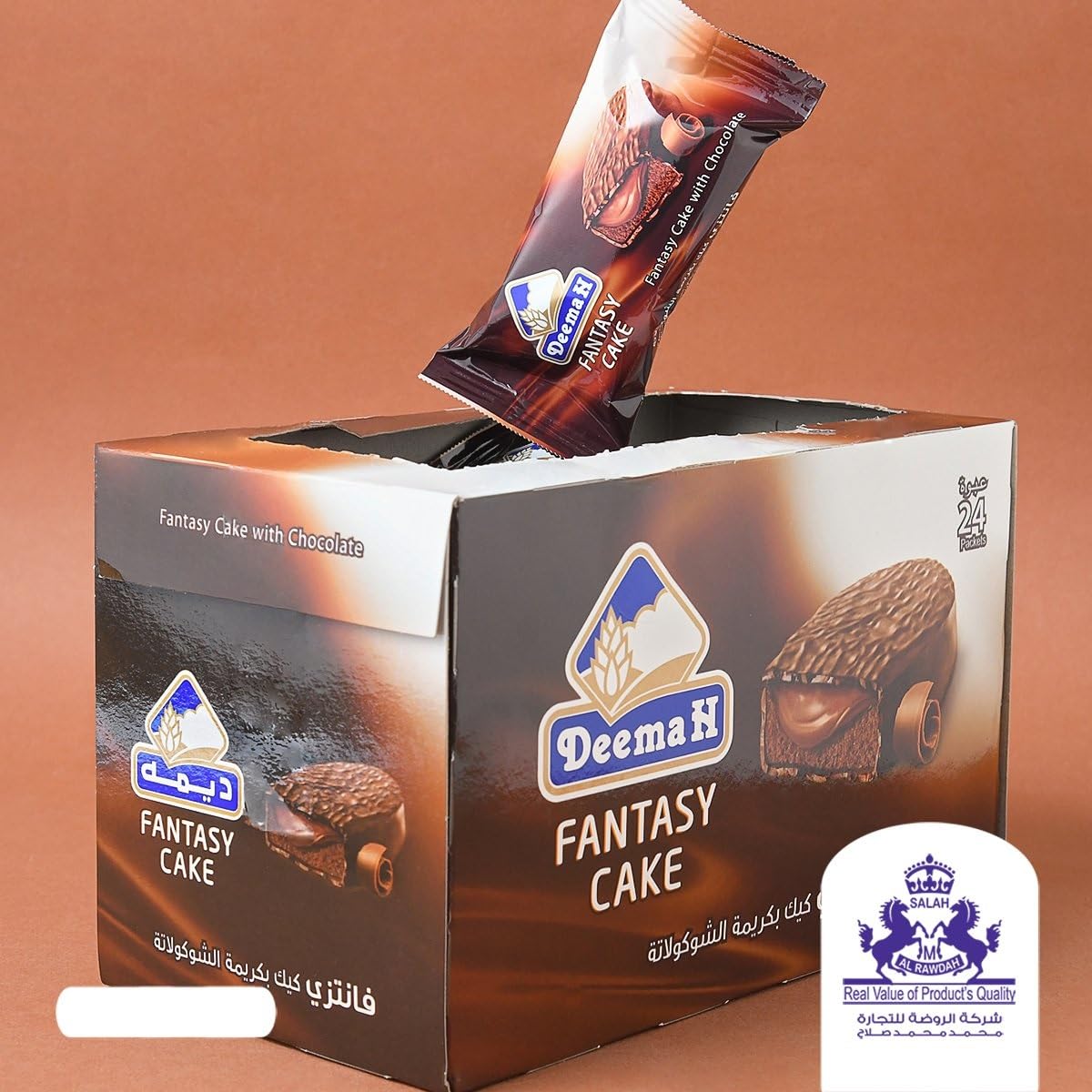 Deemah Fanstasy Choco Cake 24Package