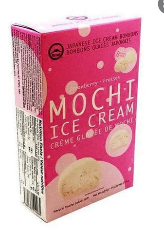 Mt Fuyo Japanese Mochi Ice Cream (strawberry)