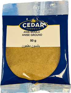 CEDAR PHOENICIA
ANIS MOULU
ANISE GROUND 55g