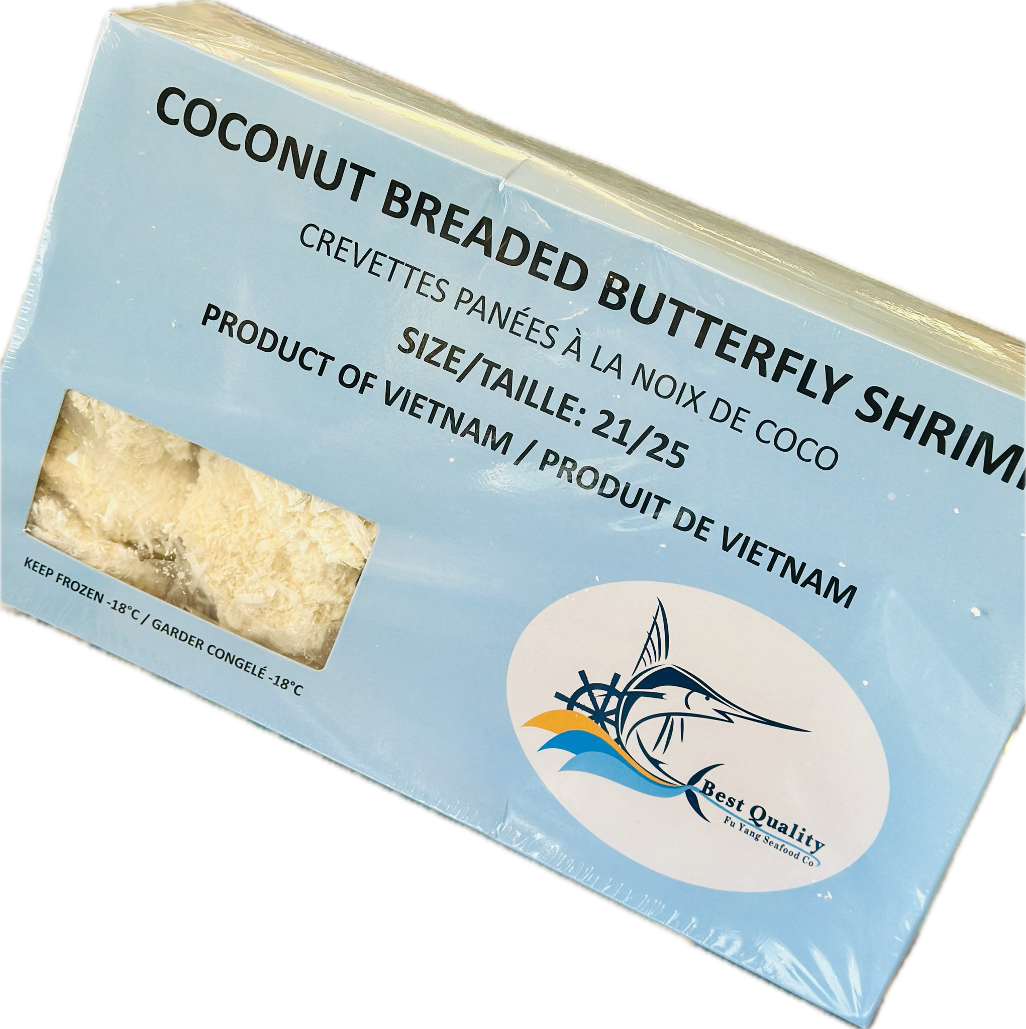 COCONUT BREADED BUTTERFLY SHRIMP 2LB