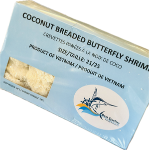 COCONUT BREADED BUTTERFLY SHRIMP 2LB