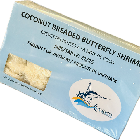 COCONUT BREADED BUTTERFLY SHRIMP 2LB