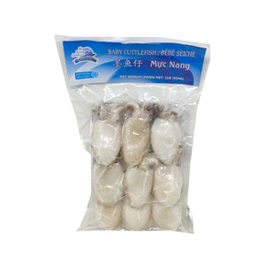 FY Frozen baby cuttlefish whole clean 福洋墨鱼仔 340g