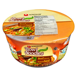 Nongshim bowl noodle beef flavor