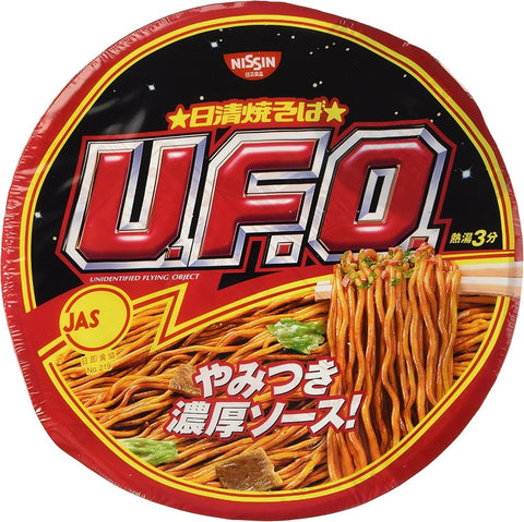 Nissin UFO, Instant Japanese Sosu Yakisoba(Pan-fried Noodles)