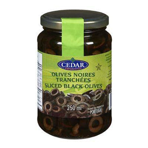 Cedar Sliced Black Olives