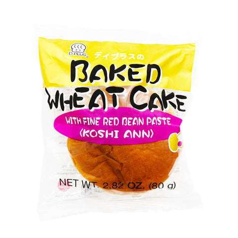 D-Plus Baked Wheat Cake with Fine Red Bean Paste