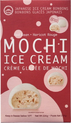 Mt Fuyo Japanese Mochi Ice Cream  red bean