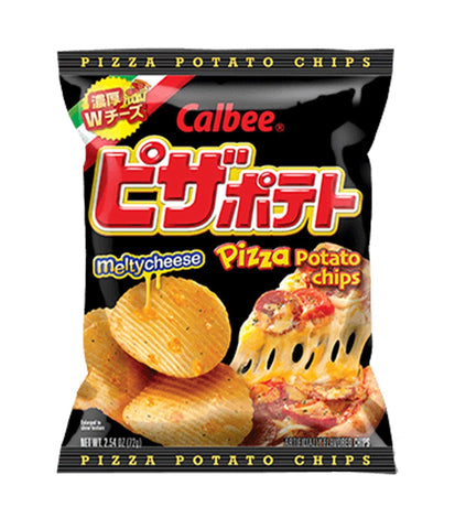 Calbee thick pizza potato chip  卡乐比厚切披萨薯片