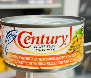 Century light Tuna flakes afritada style tomato sauce with vegetables