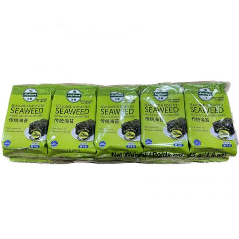 Joyshare seasoned roasted seaweed (wasabi flavor)