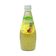 Teptip Basil Seed Drink With Pineapple Flavour 290ml