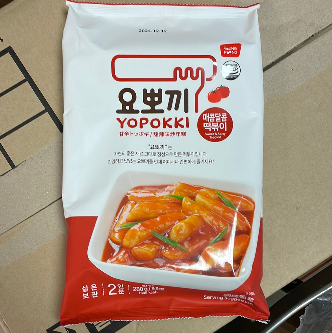 Sweet spicy topokki 280g 甜辣年糕