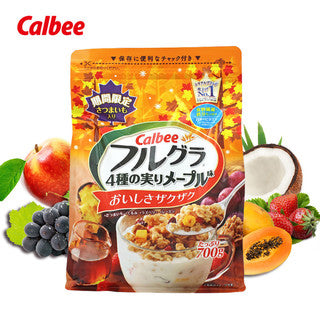 Calbee 卡乐比水果麦片苹果枫糖浆风味 Fruit Cereal MaplemSyrup Flavor