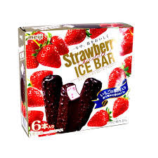 Meiji Strawberry Chocolate Ice Cream Bar