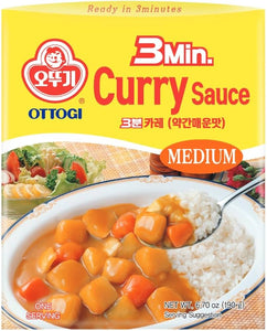 Ottogi 3 min Curry sauce medium 190G