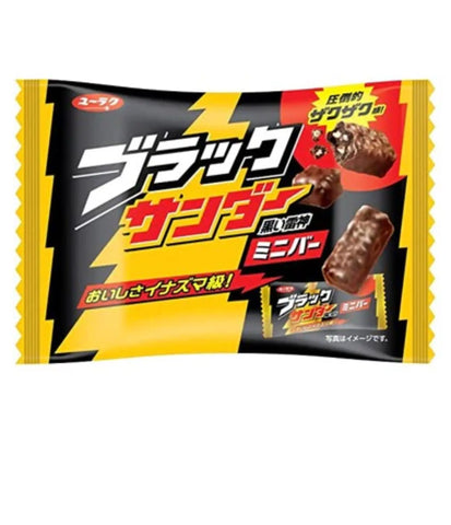 YURAKU black thunder chocolate biscuits 有乐黑雷神巧克力饼干棒