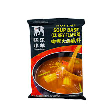 快乐小羊 咖喱火锅底料 happy lamb hotpot soup base curry