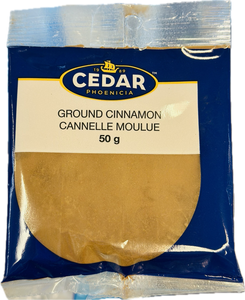 CEDAR PHOENICIA
GROUND CINNAMON CANNELLE MOULUE
50 g