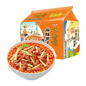 统一 麻辣笋子牛肉面 TY spicy bamboo shoots with beef flavor instant noodles