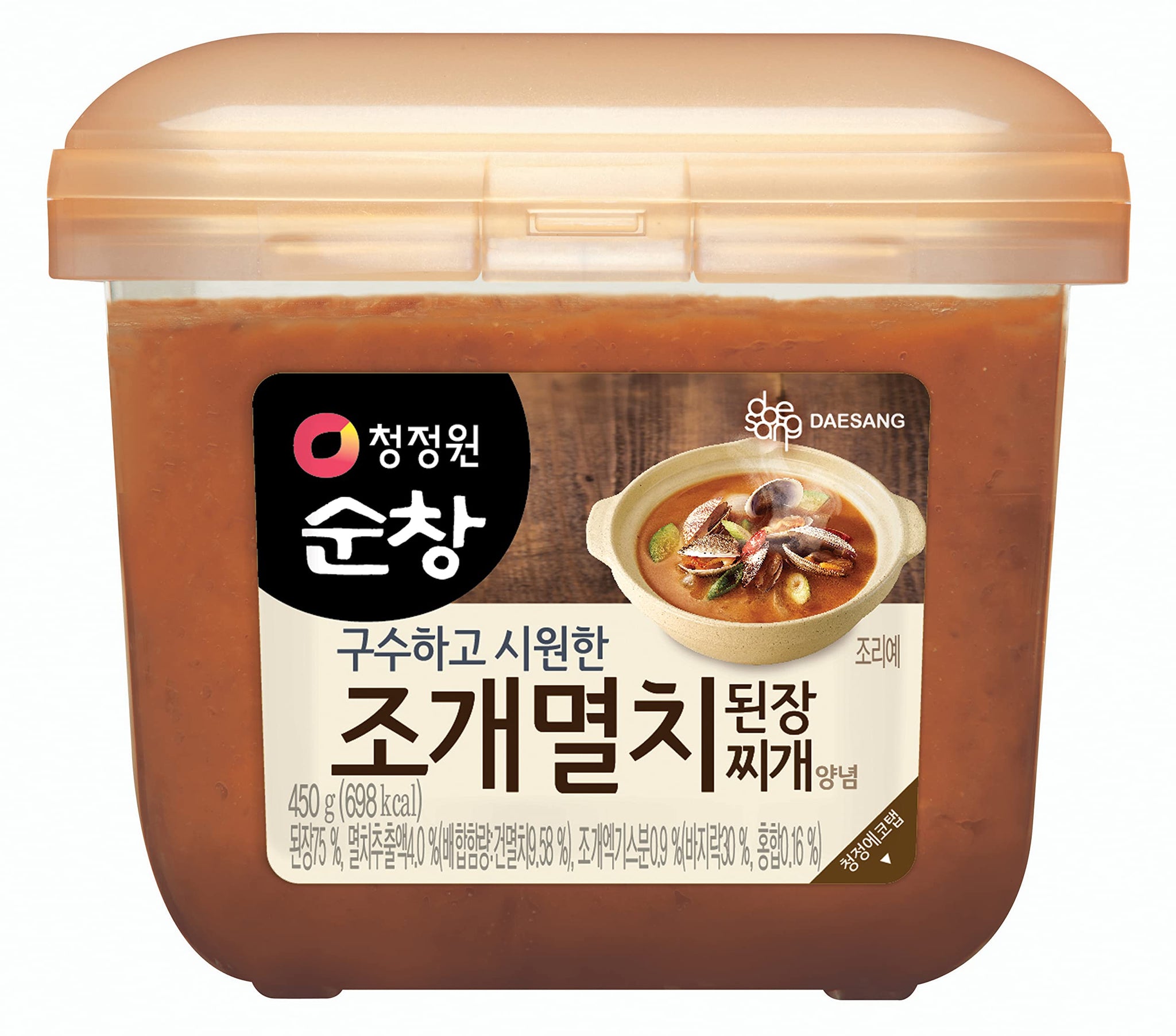 O'Food Seafood Doenjang, Premium Korean Traditional Soybean Paste Sauce450g)