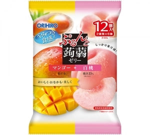 Orihiro konjac jelly mango with white peach