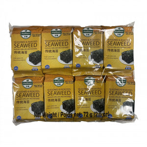 乐享传统海苔72g seasoned roasted seaweed