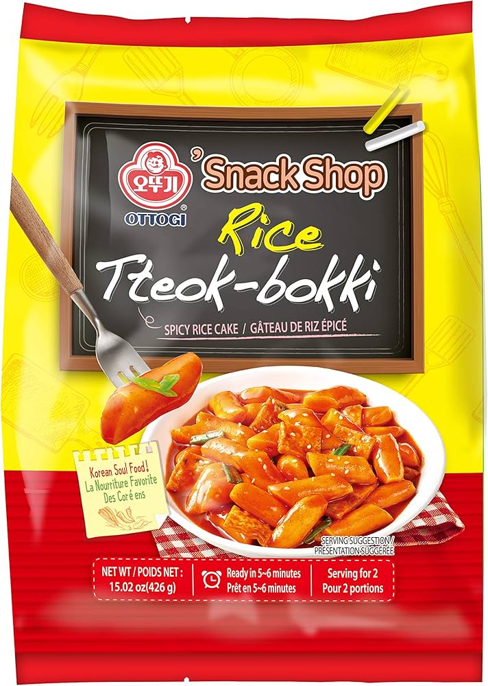 Snack Shop ONOGI Noodle Tteok-bokki  SPICY RICE CAKE